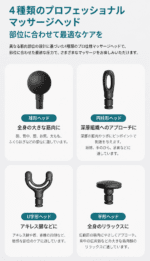 マッサージガン 筋膜リリースガン 伸縮 肩こり マッサージ器 強力 電動ハンディガン 首 腰 背中  アーム付き ストレッチ 健康グッズ リラックス 電動マッサージ リリースガン 強力ボディケアガン ハンディマッサージ ギフト母の日 - 画像 (7)
