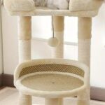 ねこ キャット タワー 高い安定性 運動不足 キャットタワー       ミニ 猫タワー 小型 低め 据え置き 省スペース 麻紐爪とぎ シンプル かわいい ボール型猫爪とぎ おもちゃ付き 大きい展望台 組み立て簡単 高さ68cm ブラウン - 画像 (7)