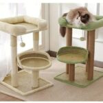 ねこ キャット タワー 高い安定性 運動不足 キャットタワー       ミニ 猫タワー 小型 低め 据え置き 省スペース 麻紐爪とぎ シンプル かわいい ボール型猫爪とぎ おもちゃ付き 大きい展望台 組み立て簡単 高さ68cm ブラウン