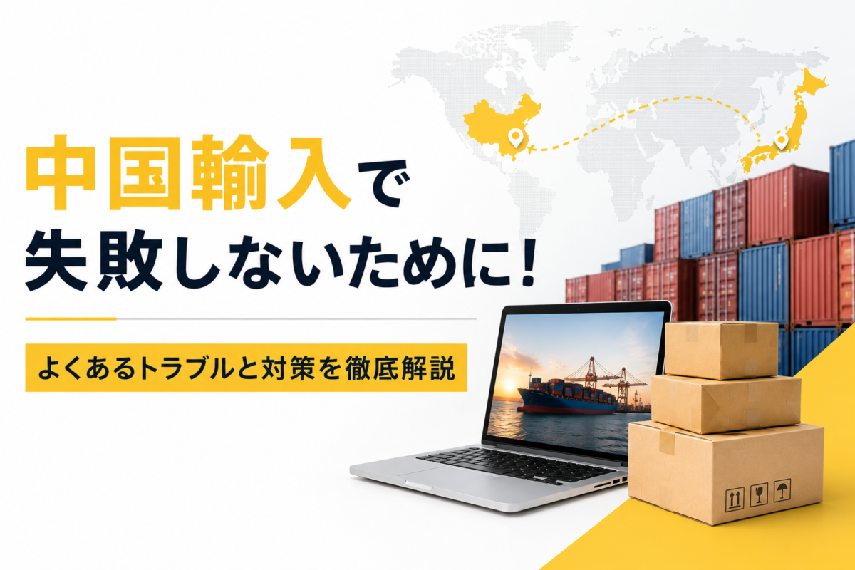 中国輸入で仕入れた商品