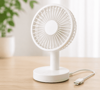 USB給電タイプの卓上扇風機