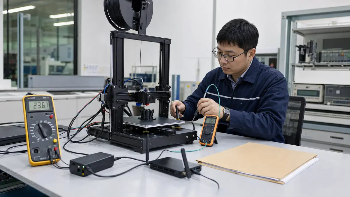 中国製3DプリンターのPSE・技適・電源・安全確認