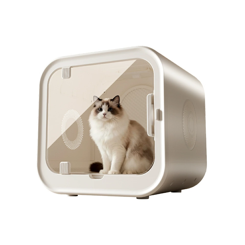 petdryroom_8 ペットドライヤー ドライヤーハウス 70L 静音 風速・温度調整 猫 犬対応 乾燥・消毒・花粉対策 多頭飼い対応 PSE取得 - 画像 (1)